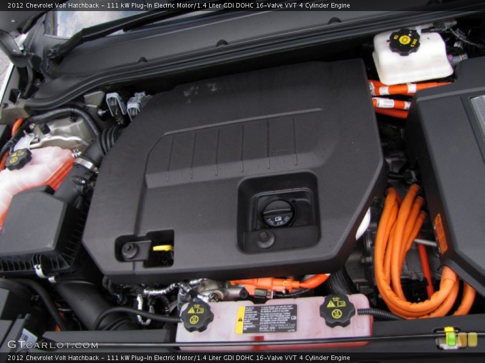 111 kW Plug-In Electric Motor/1.4 Liter GDI DOHC 16-Valve VVT 4 Cylinder Engine for the 2012 Chevrolet Volt #53922828