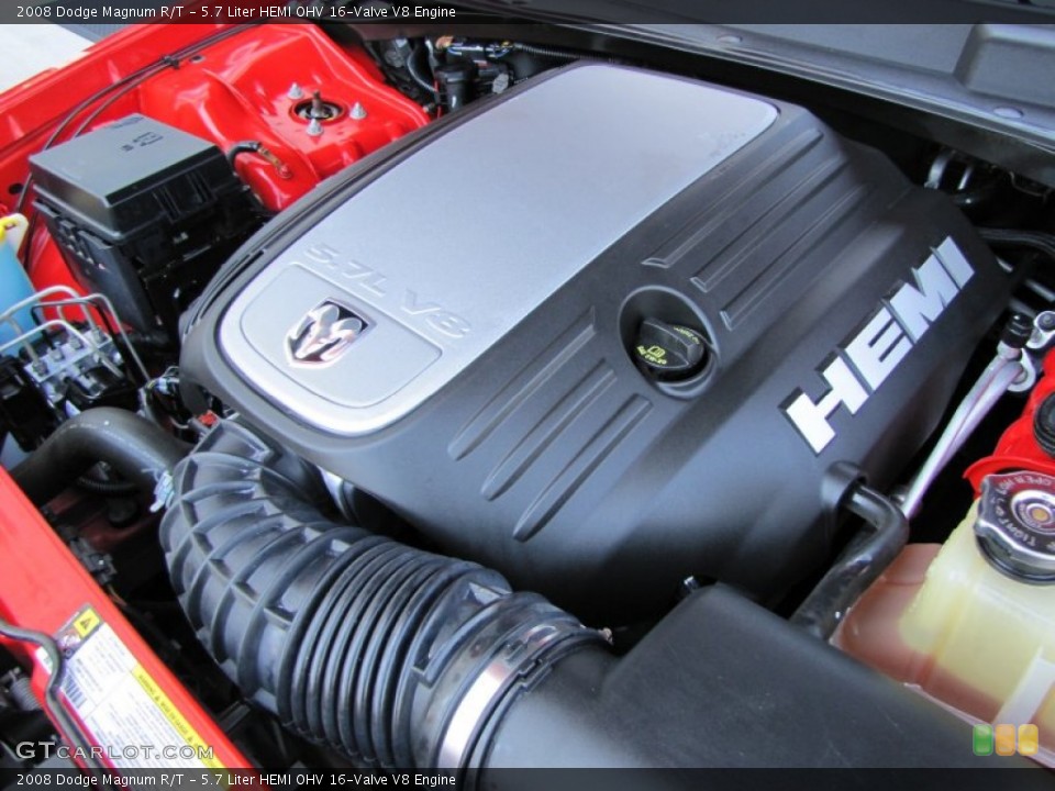5.7 Liter HEMI OHV 16-Valve V8 Engine for the 2008 Dodge Magnum #53922985