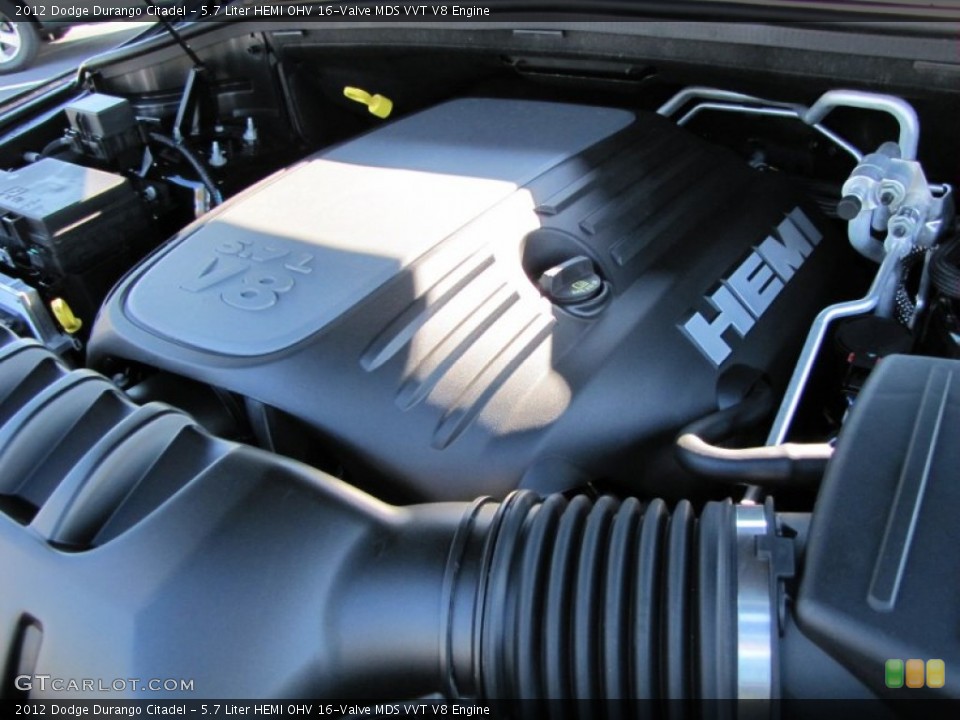 5.7 Liter HEMI OHV 16-Valve MDS VVT V8 Engine for the 2012 Dodge Durango #53923129