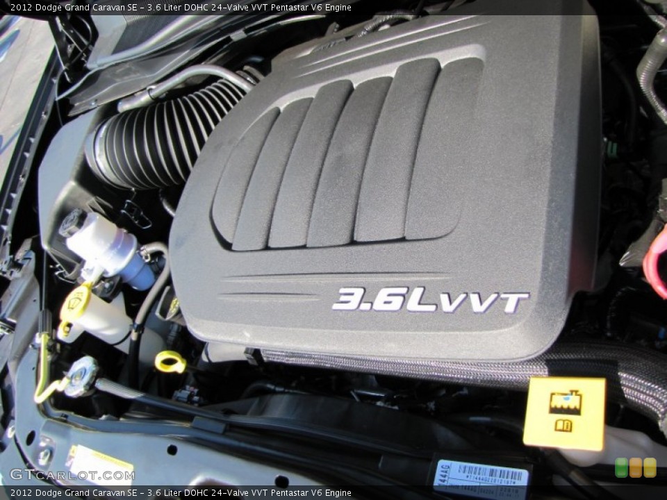 3.6 Liter DOHC 24-Valve VVT Pentastar V6 Engine for the 2012 Dodge Grand Caravan #53923873