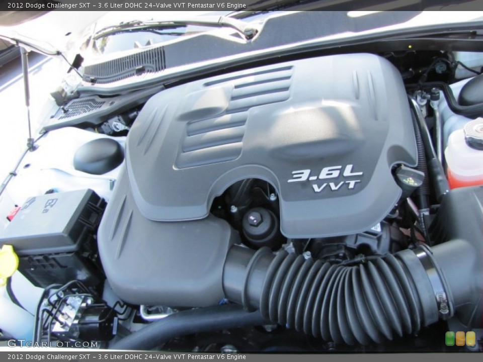 3.6 Liter DOHC 24-Valve VVT Pentastar V6 Engine for the 2012 Dodge Challenger #53923981
