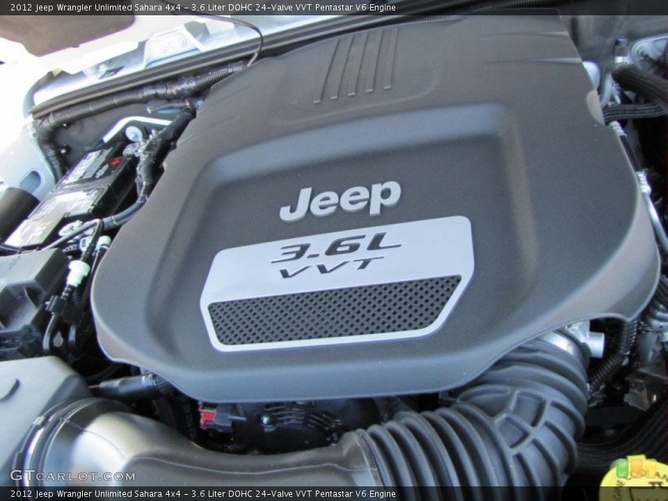 3.6 Liter DOHC 24-Valve VVT Pentastar V6 Engine for the 2012 Jeep Wrangler Unlimited #53925448