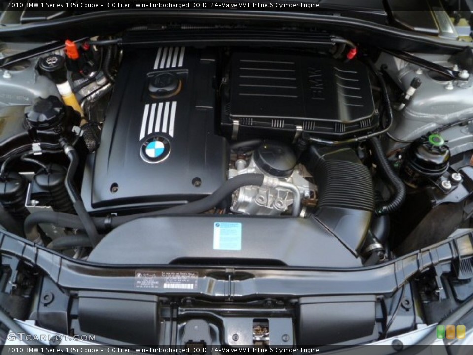 3.0 Liter Twin-Turbocharged DOHC 24-Valve VVT Inline 6 Cylinder Engine for the 2010 BMW 1 Series #53933410