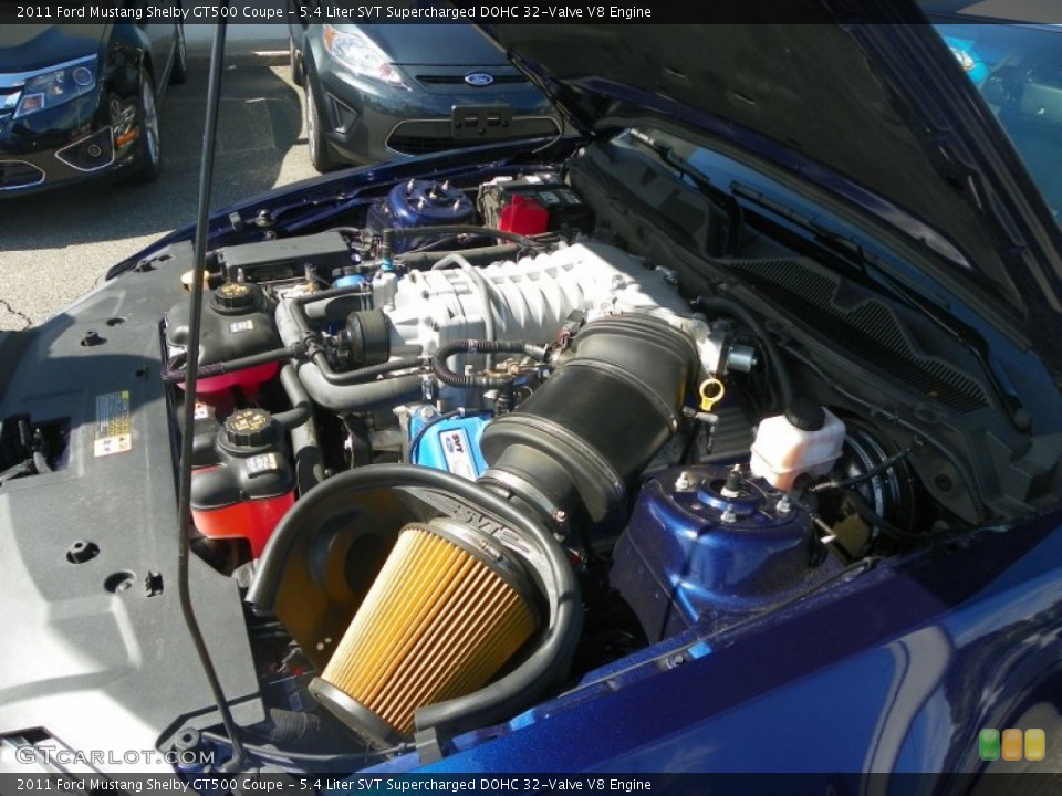 5.4 Liter SVT Supercharged DOHC 32-Valve V8 Engine for the 2011 Ford Mustang #53940211