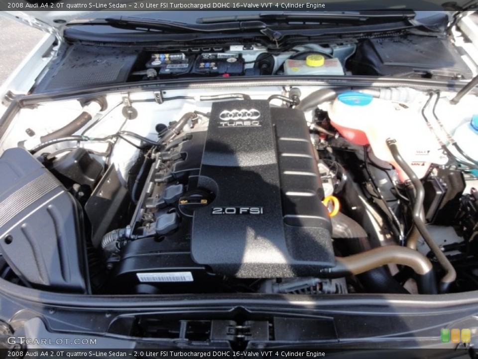 2.0 Liter FSI Turbocharged DOHC 16-Valve VVT 4 Cylinder Engine for the 2008 Audi A4 #53947670