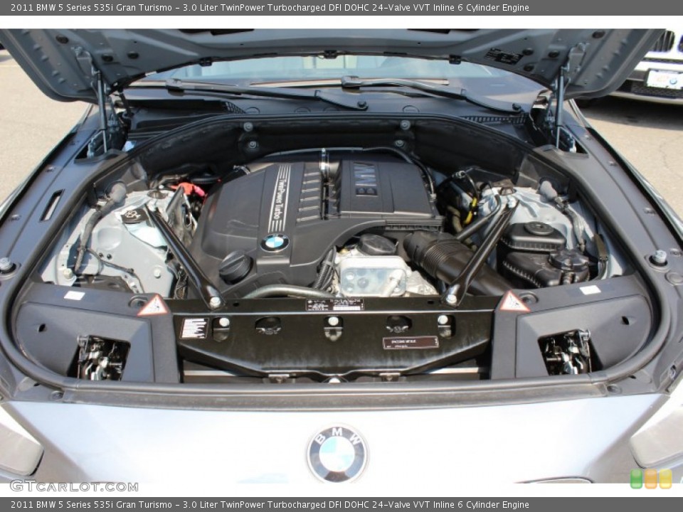 3.0 Liter TwinPower Turbocharged DFI DOHC 24-Valve VVT Inline 6 Cylinder Engine for the 2011 BMW 5 Series #53955131