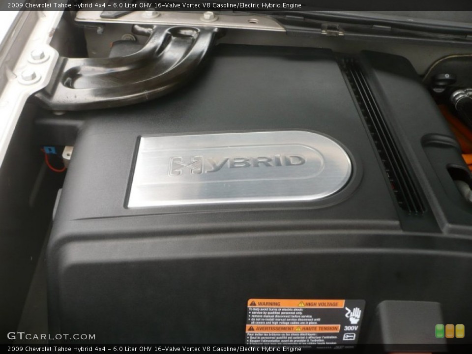 6.0 Liter OHV 16-Valve Vortec V8 Gasoline/Electric Hybrid Engine for the 2009 Chevrolet Tahoe #53963574
