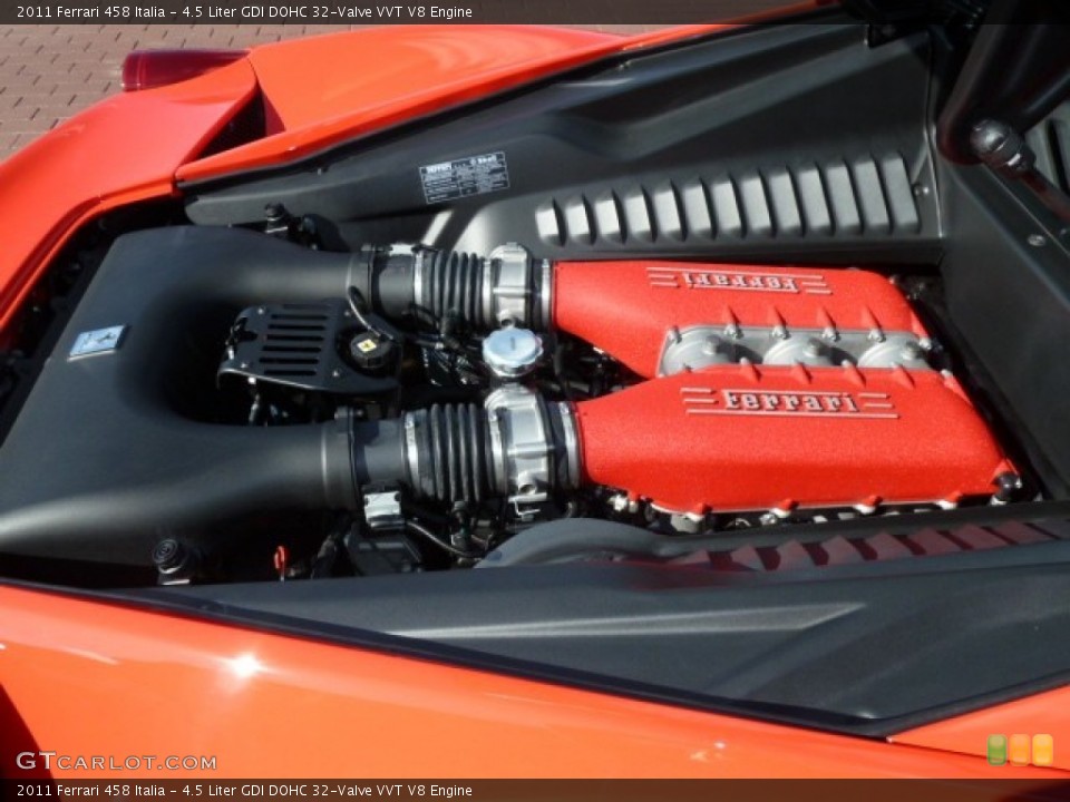4.5 Liter GDI DOHC 32-Valve VVT V8 Engine for the 2011 Ferrari 458 #53979715