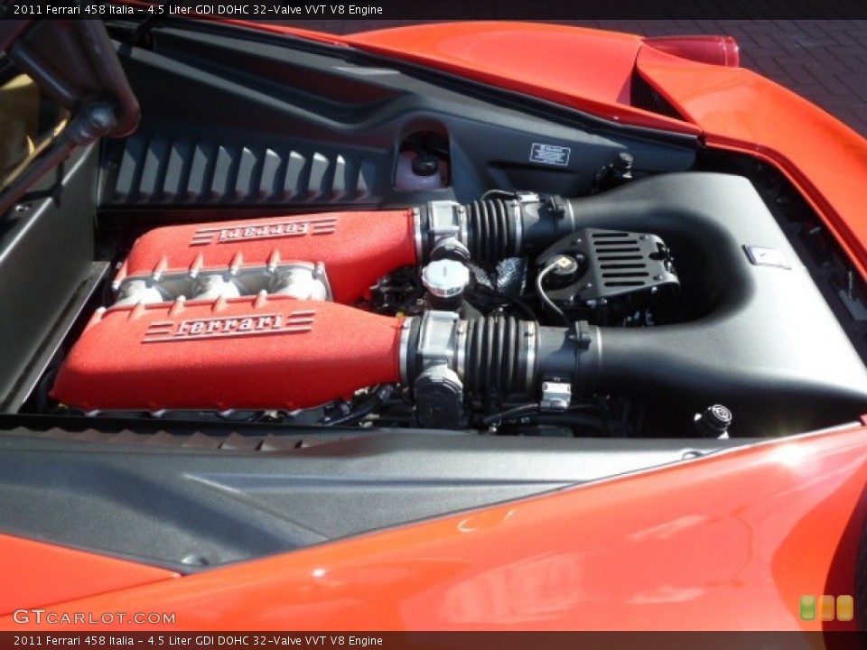 4.5 Liter GDI DOHC 32-Valve VVT V8 Engine for the 2011 Ferrari 458 #53979868