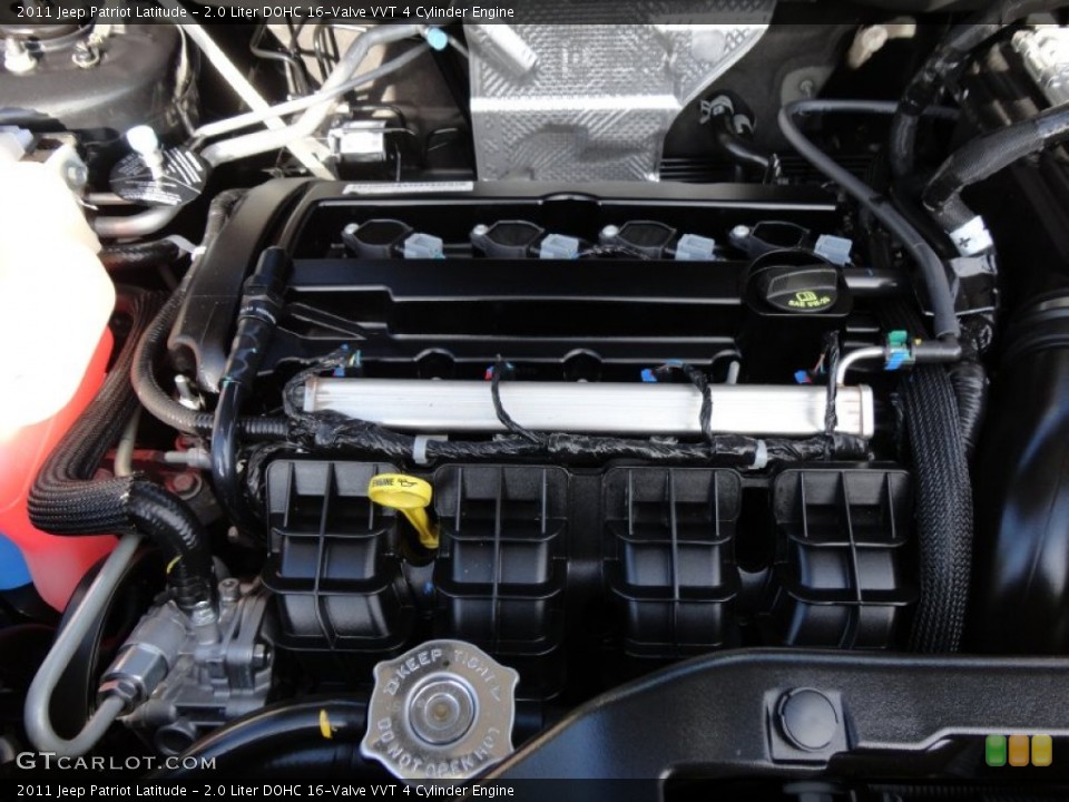 2.0 Liter DOHC 16-Valve VVT 4 Cylinder 2011 Jeep Patriot Engine