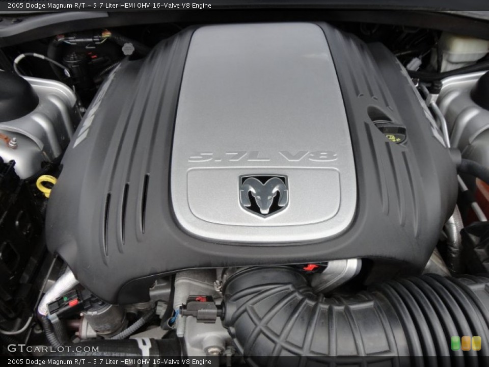 5.7 Liter HEMI OHV 16-Valve V8 Engine for the 2005 Dodge Magnum #53990489