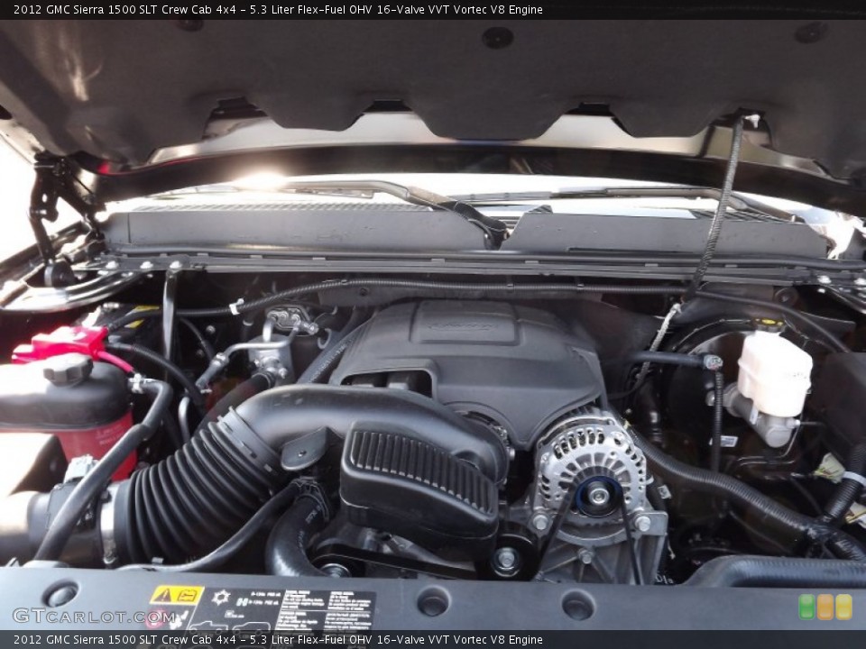 5.3 Liter Flex-Fuel OHV 16-Valve VVT Vortec V8 Engine for the 2012 GMC Sierra 1500 #53990564