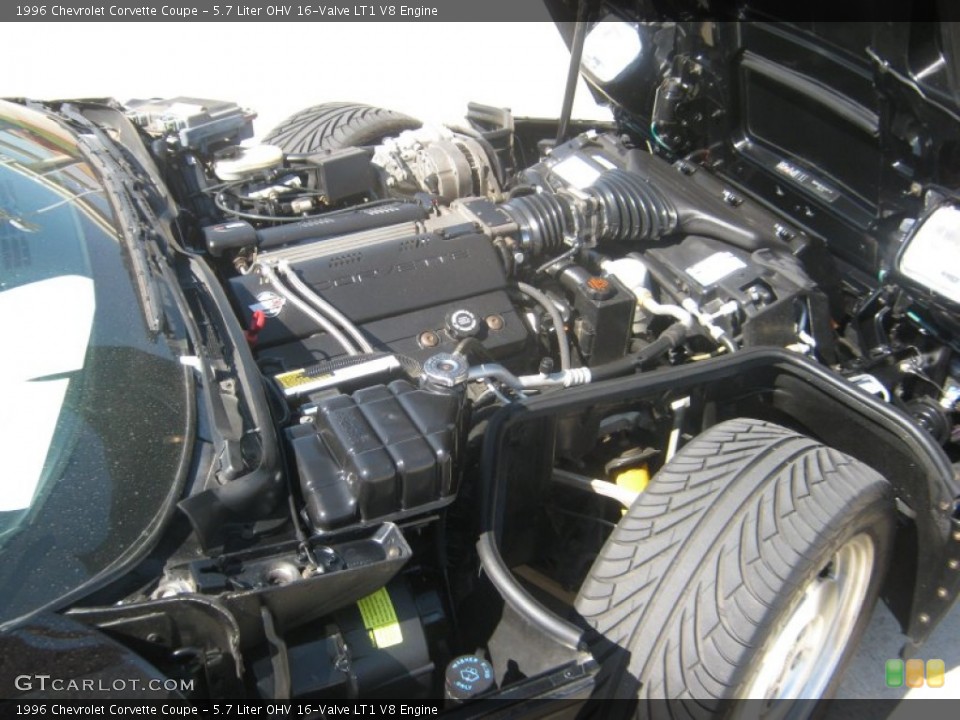 5.7 Liter OHV 16-Valve LT1 V8 Engine for the 1996 Chevrolet Corvette #53994293