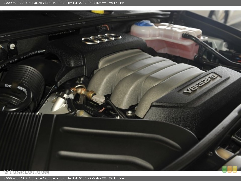 3.2 Liter FSI DOHC 24-Valve VVT V6 2009 Audi A4 Engine