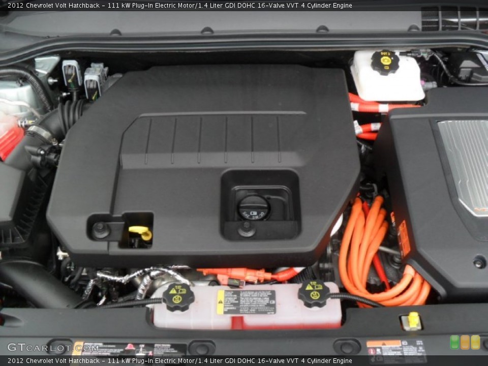 111 kW Plug-In Electric Motor/1.4 Liter GDI DOHC 16-Valve VVT 4 Cylinder Engine for the 2012 Chevrolet Volt #53997719
