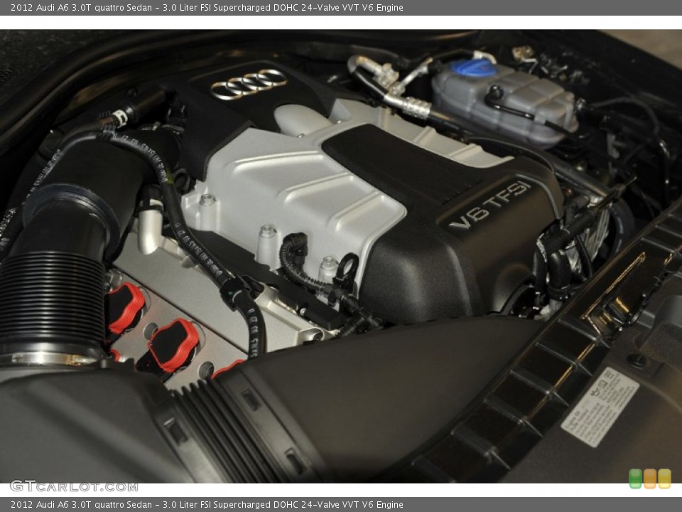 3.0 Liter FSI Supercharged DOHC 24-Valve VVT V6 Engine for the 2012 Audi A6 #53998143