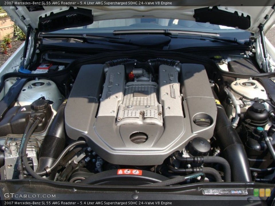 5.4 Liter AMG Supercharged SOHC 24-Valve V8 Engine for the 2007 Mercedes-Benz SL #54013685
