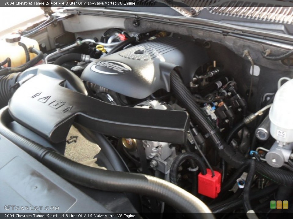 4.8 Liter OHV 16-Valve Vortec V8 Engine for the 2004 Chevrolet Tahoe #54020492