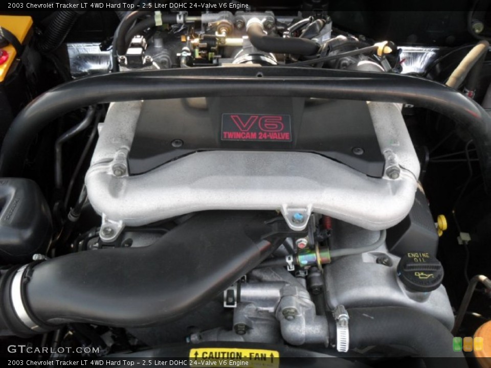 2.5 Liter DOHC 24-Valve V6 Engine for the 2003 Chevrolet Tracker #54020935