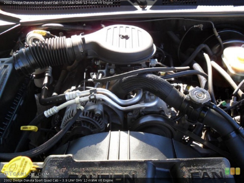 3.9 Liter OHV 12-Valve V6 Engine for the 2002 Dodge Dakota #54031964