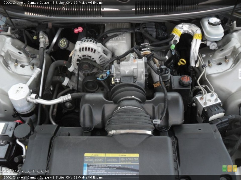 3.8 Liter OHV 12-Valve V6 Engine for the 2001 Chevrolet Camaro #54032393