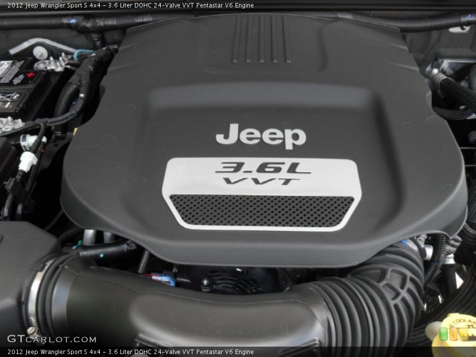 3.6 Liter DOHC 24-Valve VVT Pentastar V6 Engine for the 2012 Jeep Wrangler #54035027