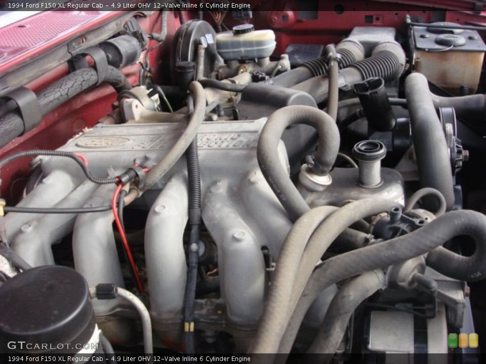 4.9 Liter OHV 12-Valve Inline 6 Cylinder Engine for the 1994 Ford F150 #54035135