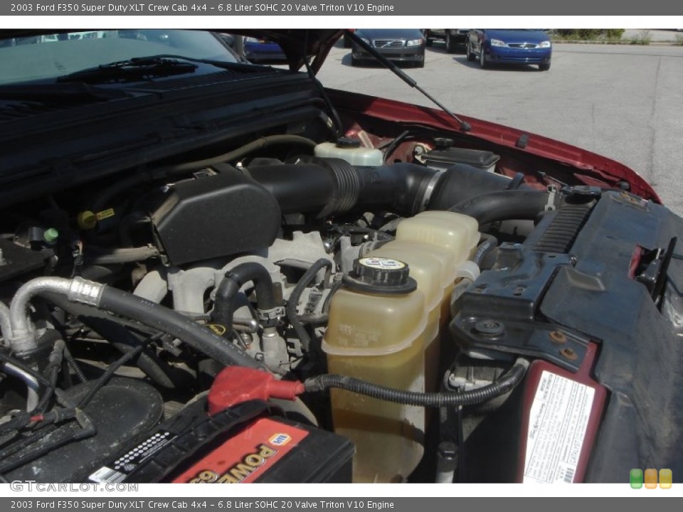6.8 Liter SOHC 20 Valve Triton V10 Engine for the 2003 Ford F350 Super Duty #54038168