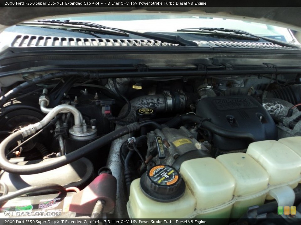 7.3 Liter OHV 16V Power Stroke Turbo Diesel V8 Engine for the 2000 Ford F350 Super Duty #54038417