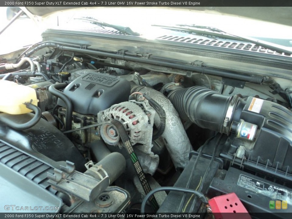 7.3 Liter OHV 16V Power Stroke Turbo Diesel V8 Engine for the 2000 Ford F350 Super Duty #54038423