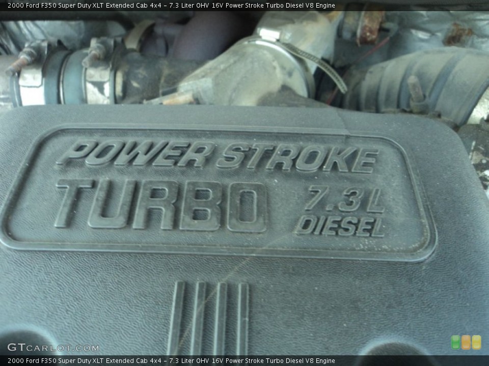 7.3 Liter OHV 16V Power Stroke Turbo Diesel V8 Engine for the 2000 Ford F350 Super Duty #54038428