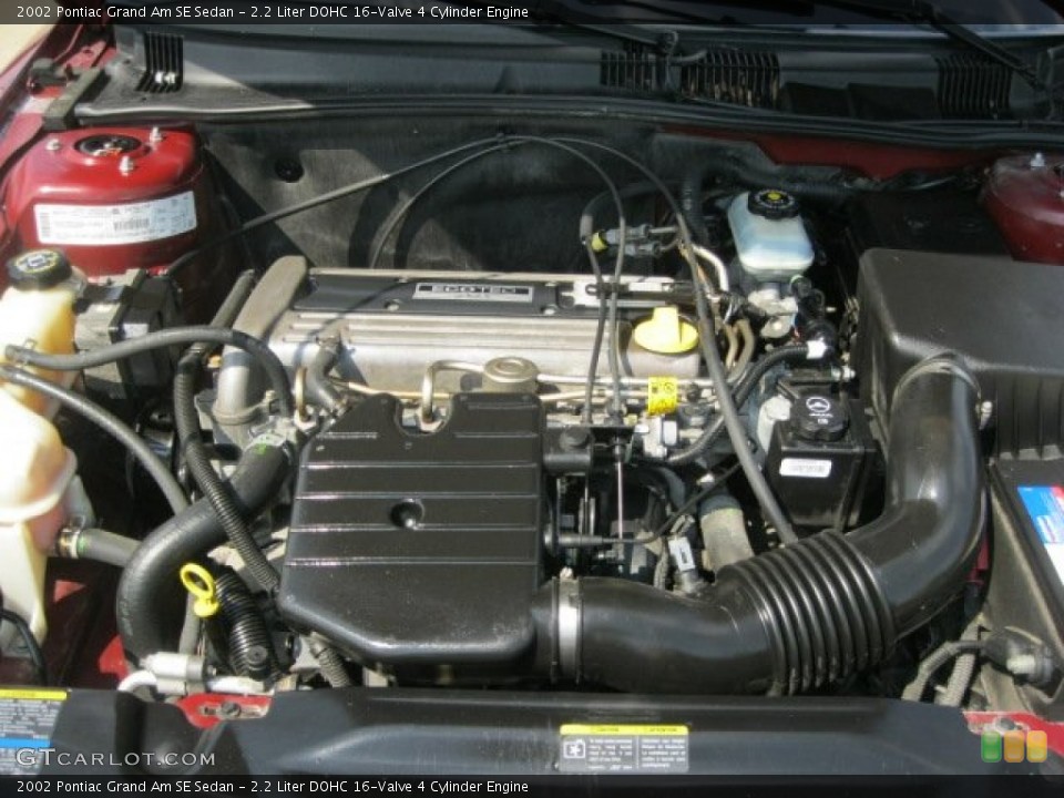 2.2 Liter DOHC 16-Valve 4 Cylinder Engine for the 2002 Pontiac Grand Am #54042980