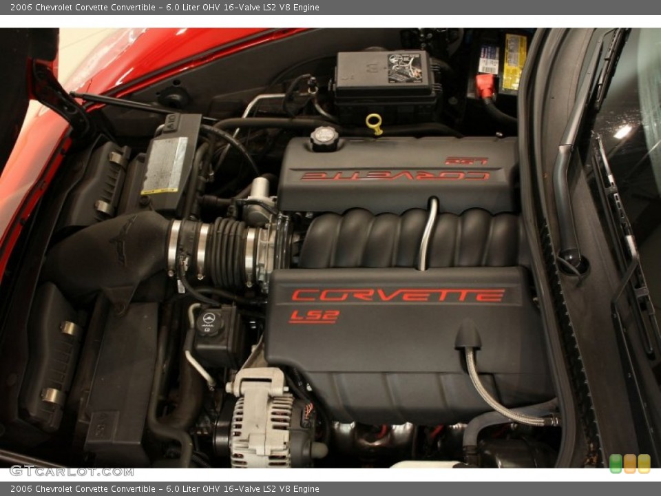 6.0 Liter OHV 16-Valve LS2 V8 Engine for the 2006 Chevrolet Corvette #54049766
