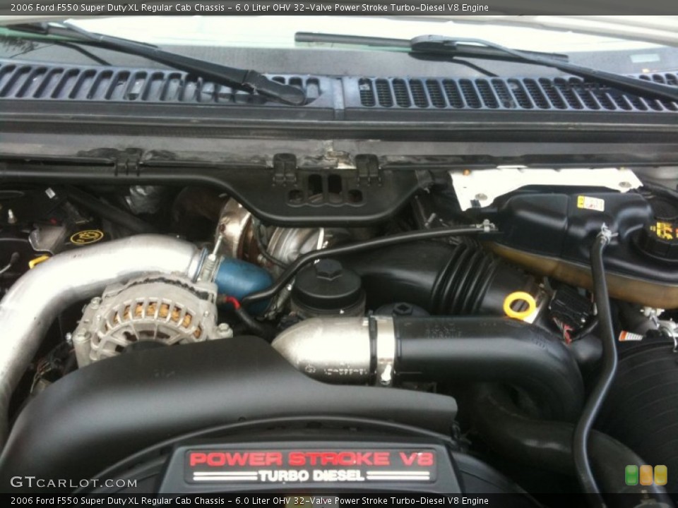 6.0 Liter OHV 32-Valve Power Stroke Turbo-Diesel V8 Engine for the 2006 Ford F550 Super Duty #54051083