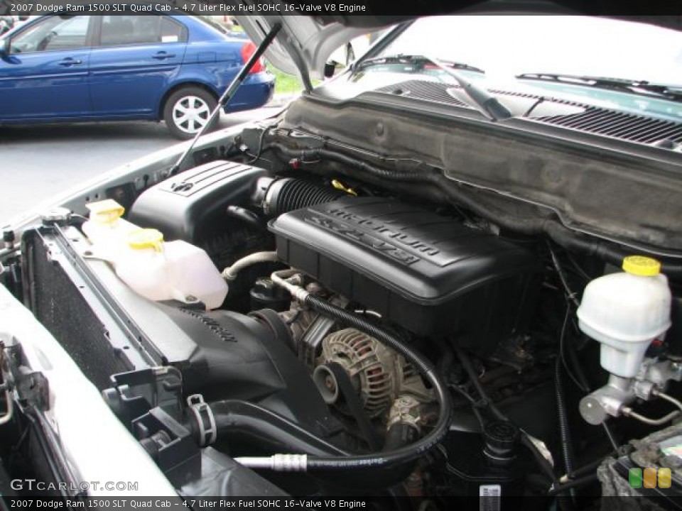 4.7 Liter Flex Fuel SOHC 16-Valve V8 Engine for the 2007 Dodge Ram 1500 #54057761