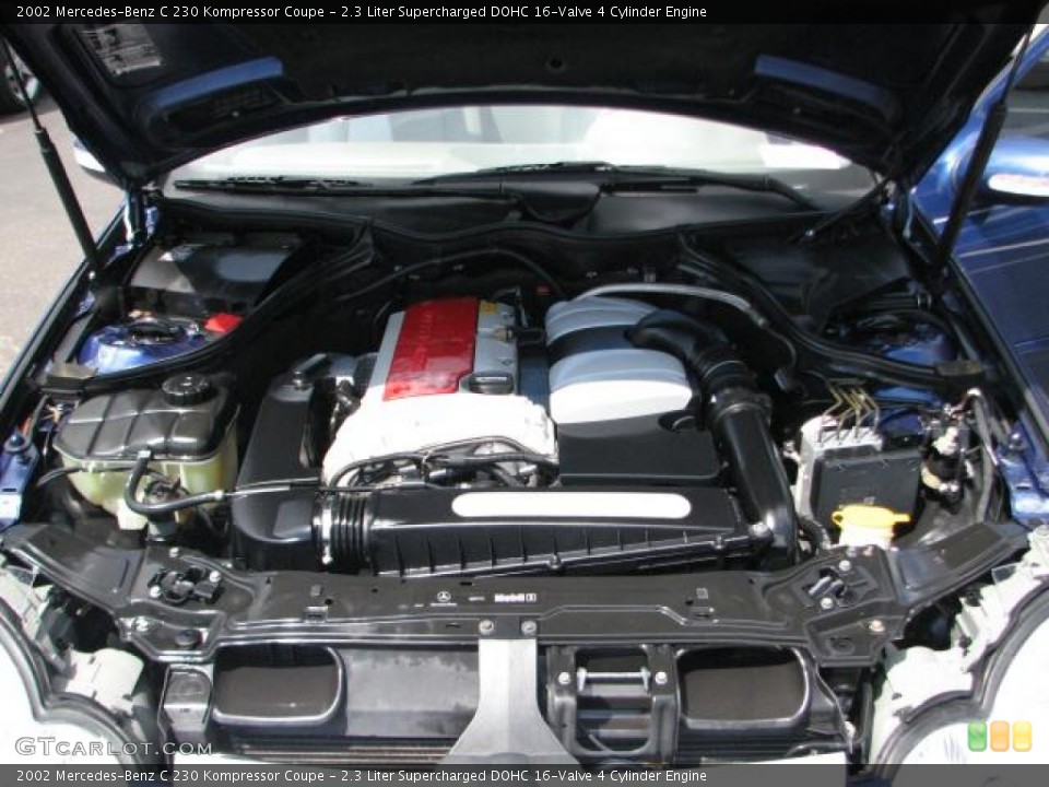 2.3 Liter Supercharged DOHC 16-Valve 4 Cylinder Engine for the 2002 Mercedes-Benz C #54058334