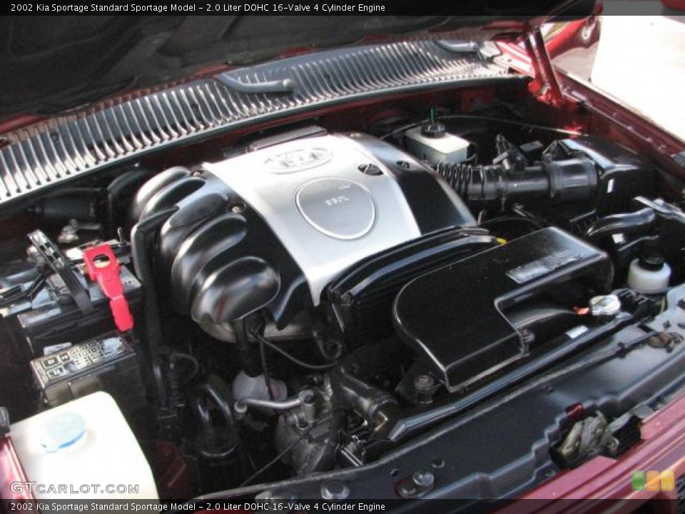 2.0 Liter DOHC 16-Valve 4 Cylinder Engine for the 2002 Kia Sportage #54059096