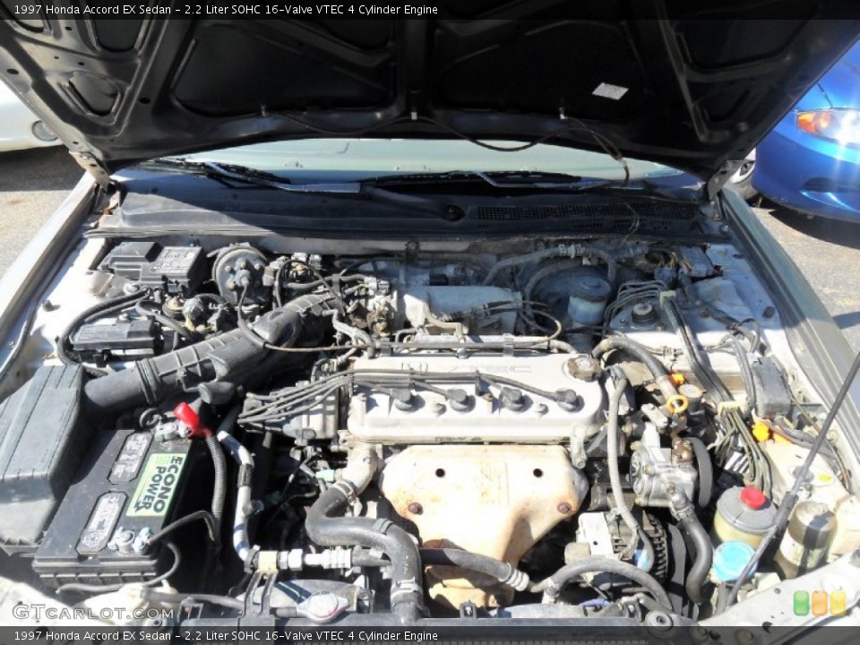 2.2 Liter SOHC 16-Valve VTEC 4 Cylinder Engine for the 1997 Honda Accord #54062480