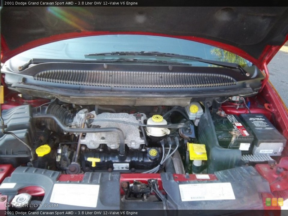 3.8 Liter OHV 12-Valve V6 Engine for the 2001 Dodge Grand Caravan #54071205