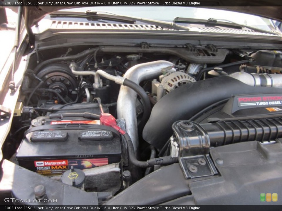 6.0 Liter OHV 32V Power Stroke Turbo Diesel V8 Engine for the 2003 Ford F350 Super Duty #54072900