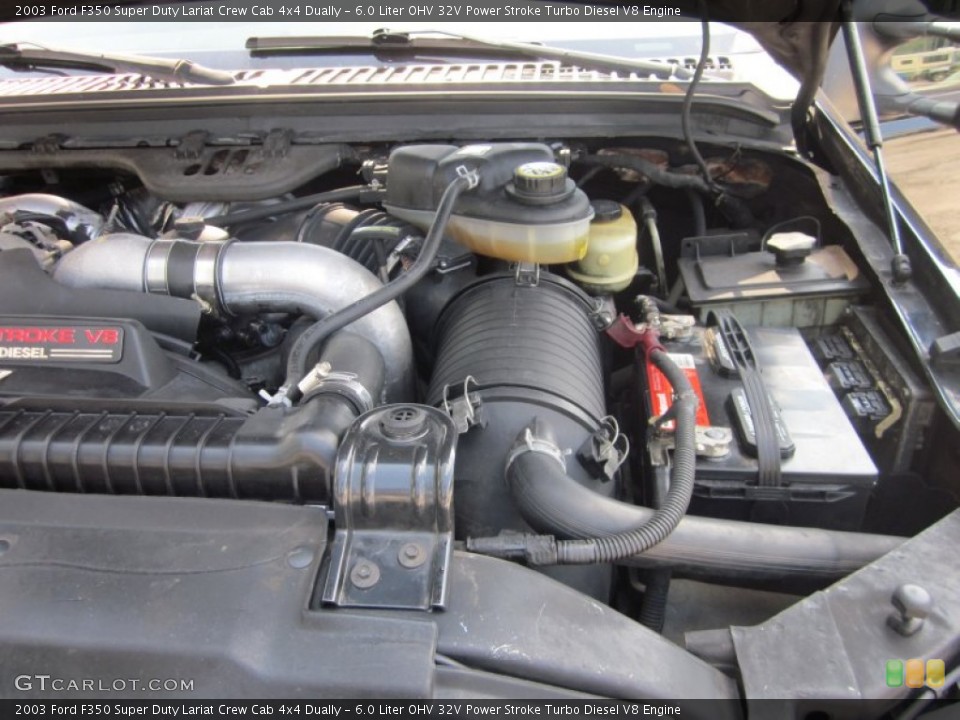 6.0 Liter OHV 32V Power Stroke Turbo Diesel V8 Engine for the 2003 Ford F350 Super Duty #54072909