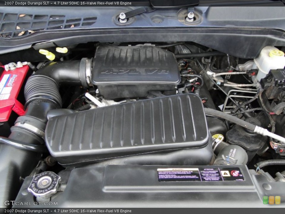 4.7 Liter SOHC 16-Valve Flex-Fuel V8 Engine for the 2007 Dodge Durango #54075894