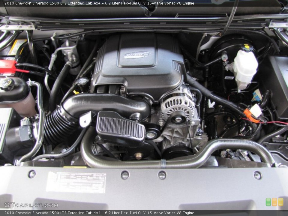 6.2 Liter Flex-Fuel OHV 16-Valve Vortec V8 Engine for the 2010 Chevrolet Silverado 1500 #54077991