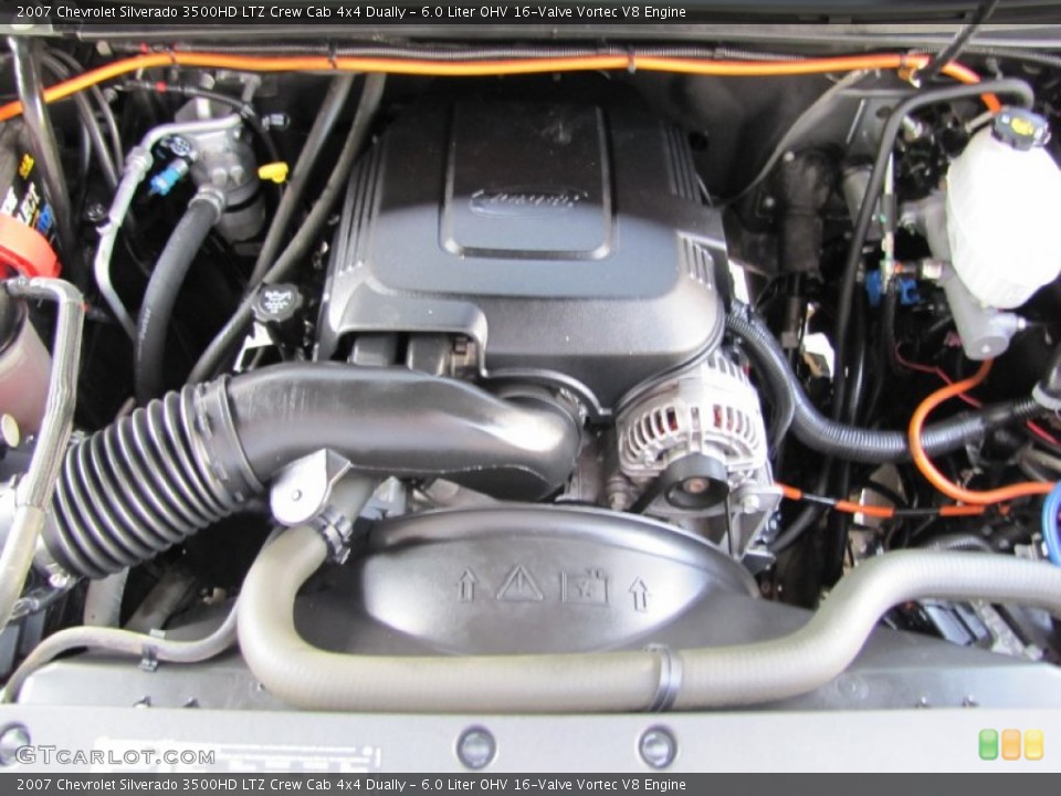 6.0 Liter OHV 16-Valve Vortec V8 Engine for the 2007 Chevrolet Silverado 3500HD #54081771