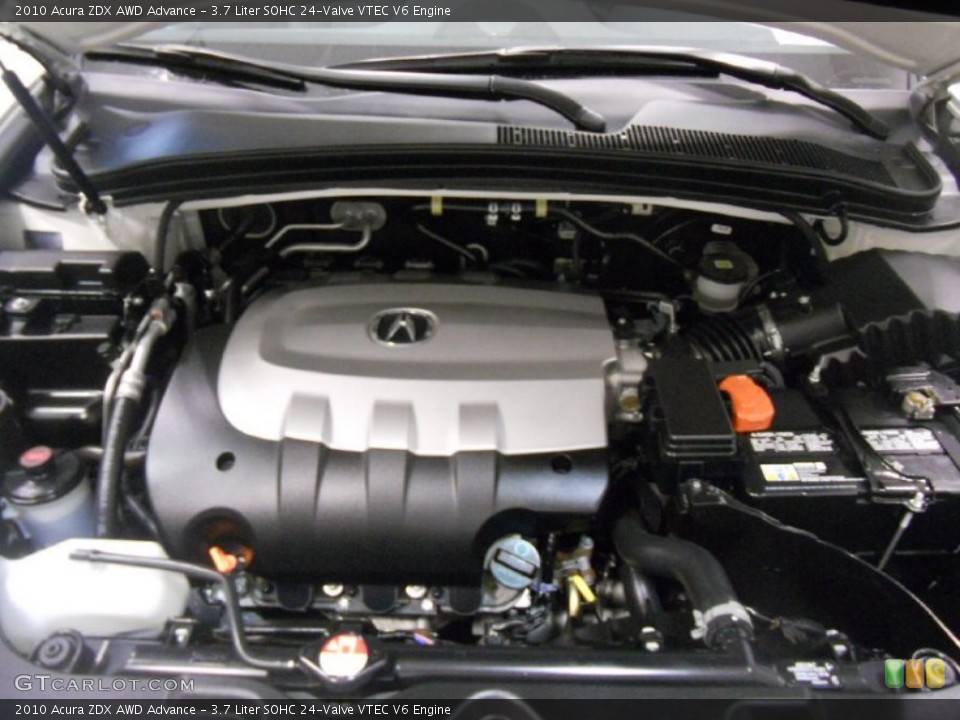 3.7 Liter SOHC 24-Valve VTEC V6 2010 Acura ZDX Engine