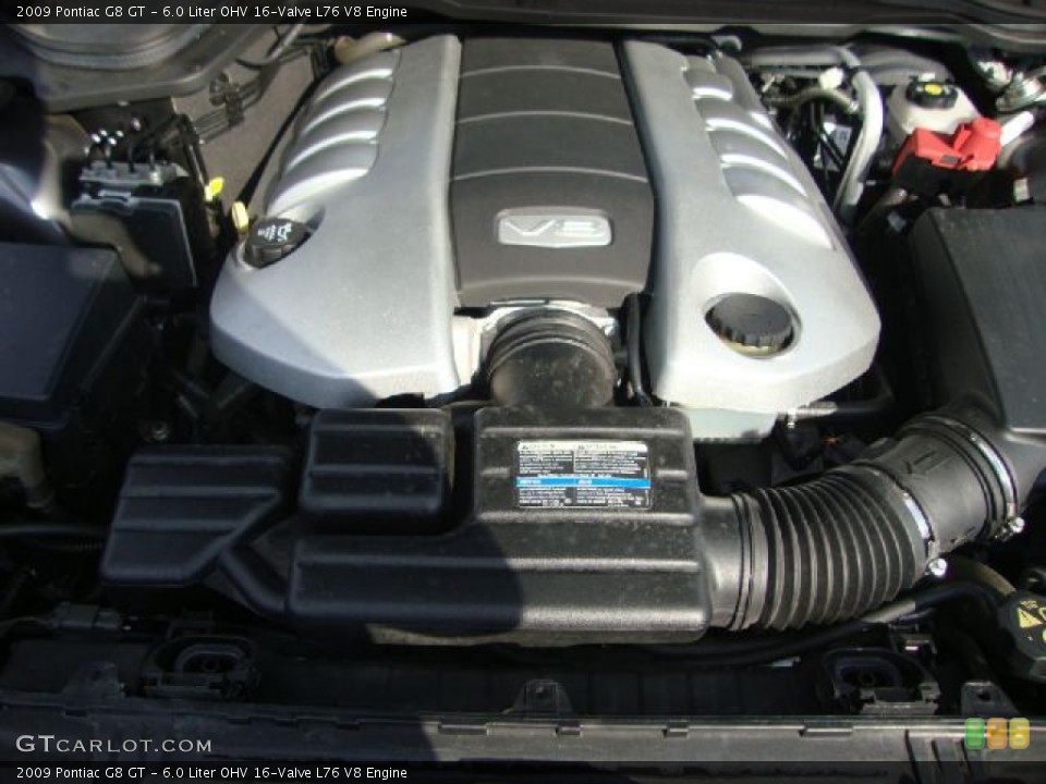 6.0 Liter OHV 16-Valve L76 V8 Engine for the 2009 Pontiac G8 #54110634