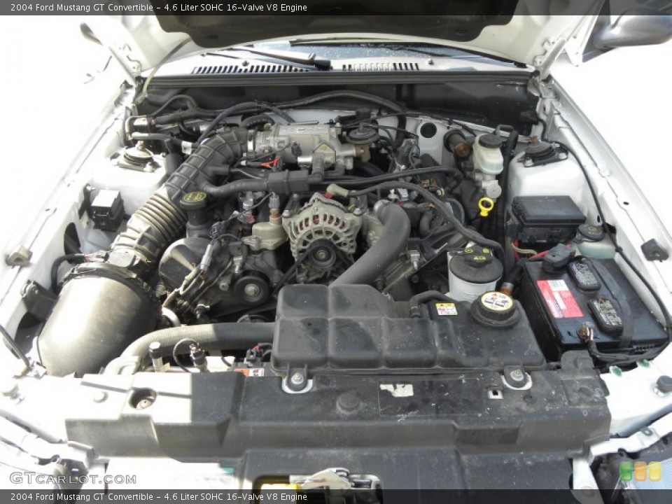 4.6 Liter SOHC 16-Valve V8 Engine for the 2004 Ford Mustang #54120561