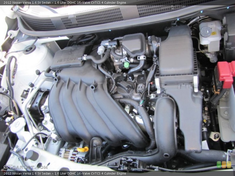1.6 Liter DOHC 16-Valve CVTCS 4 Cylinder Engine for the 2012 Nissan Versa #54122211