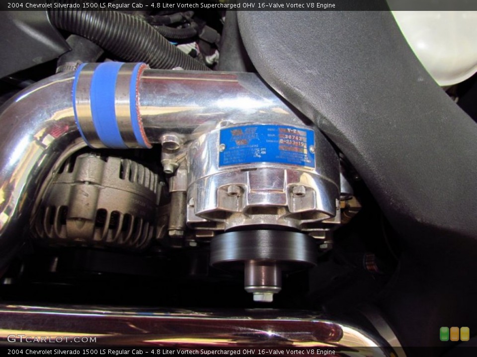 4.8 Liter Vortech Supercharged OHV 16-Valve Vortec V8 Engine for the 2004 Chevrolet Silverado 1500 #54125112