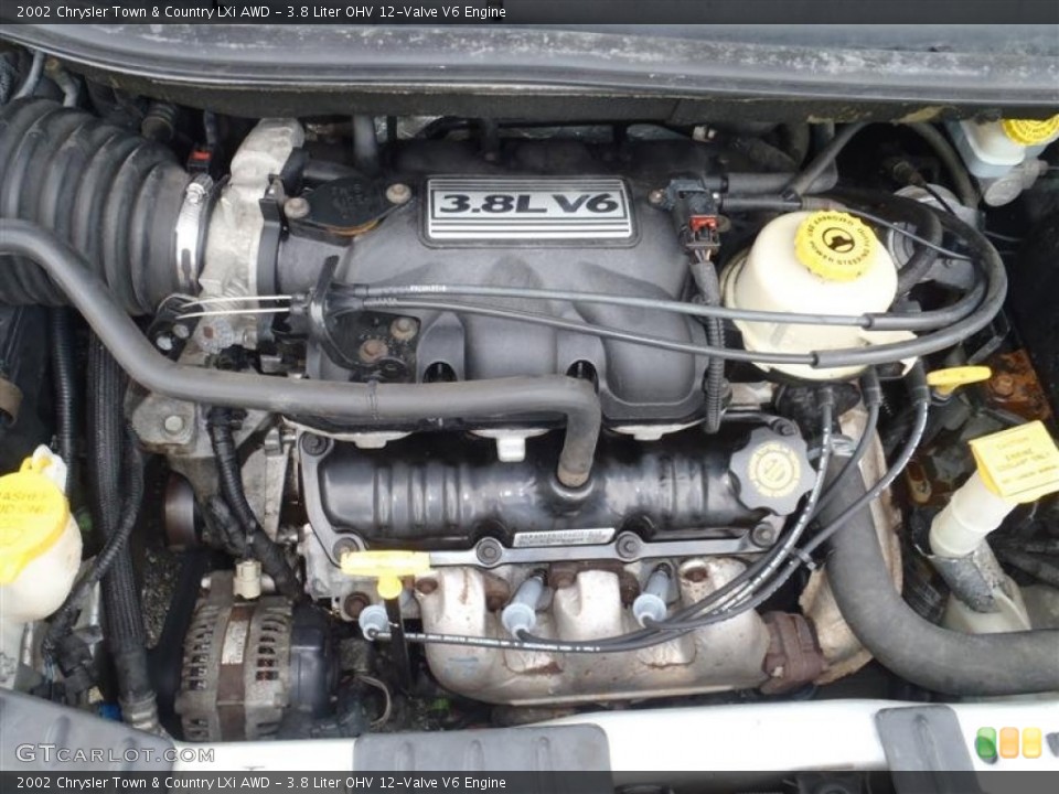 3.8 Liter OHV 12-Valve V6 Engine for the 2002 Chrysler Town & Country #54125907